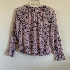 NWT Nine West Mauve Business Top